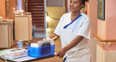 As a care worker in Brandenburg