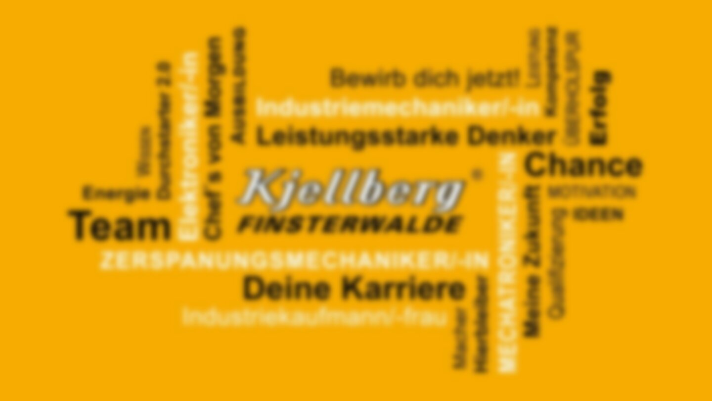 Ausbildung bei Kjellberg Finsterwalde