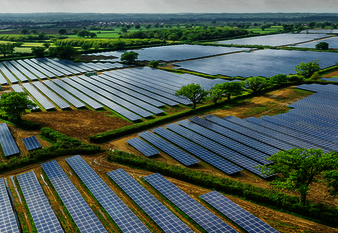 Unser Solarpark in Baraize