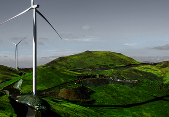 Windpark im Kosovo